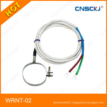 Armored thermocouple with forced tube